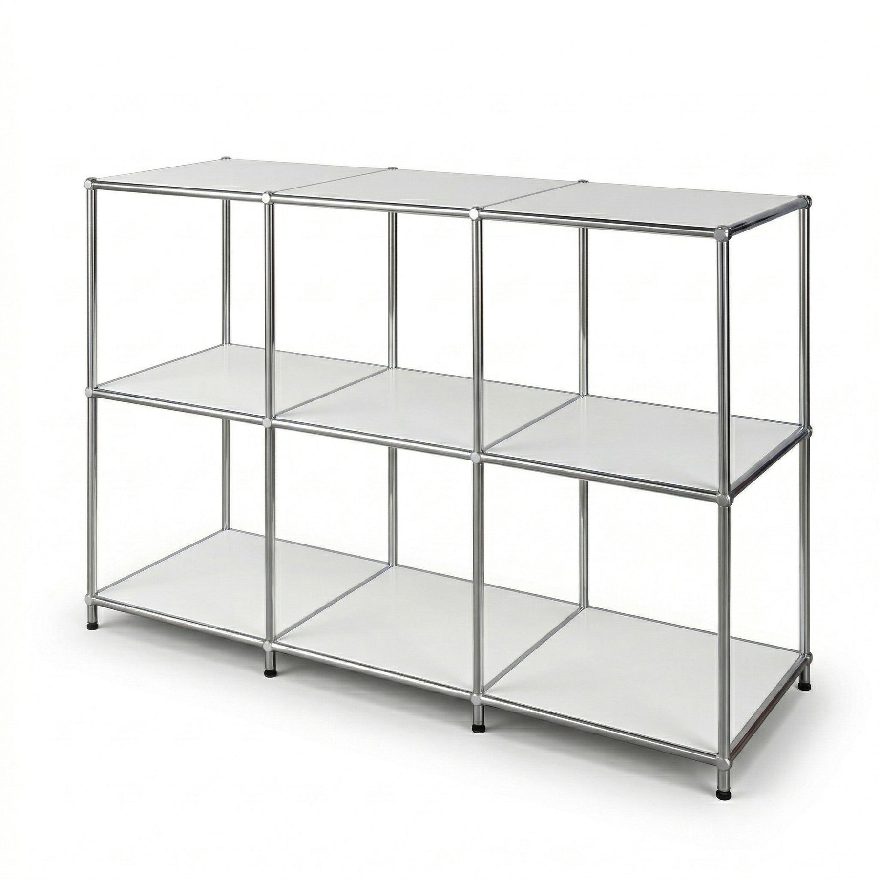 Étagère en métal | Concept Epure MK-018 | Étagère ouverte sur pied avec 3 niveaux | Étagère cuisine, bureau & salon