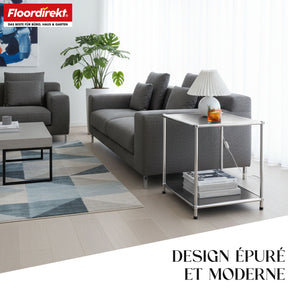 Étagère métallique | Concept Epure MK-012 | Étagère d'appoint et de rangement ouverte avec 2 tablettes | Disponible en plusieurs couleurs