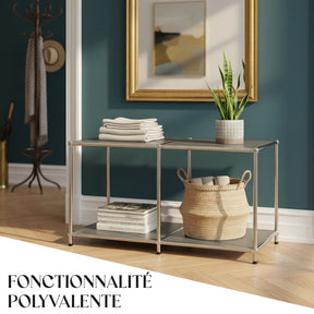 Étagère métallique | Concept Epure MK-016 | Buffet et étagère de rangement avec surfaces ouvertes | Disponible en plusieurs couleurs