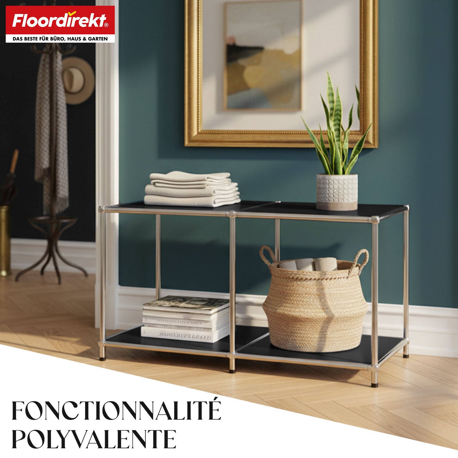 Étagère métallique | Concept Epure MK-016 | Buffet et étagère de rangement avec surfaces ouvertes | Disponible en plusieurs couleurs