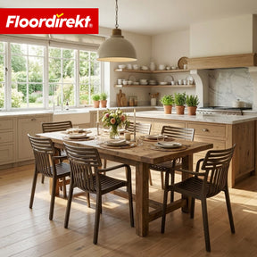 Chaise de jardin | Sitwell | Chaise design empilable résistante aux intempéries & aux UV pour jardin, balcon & terrasse