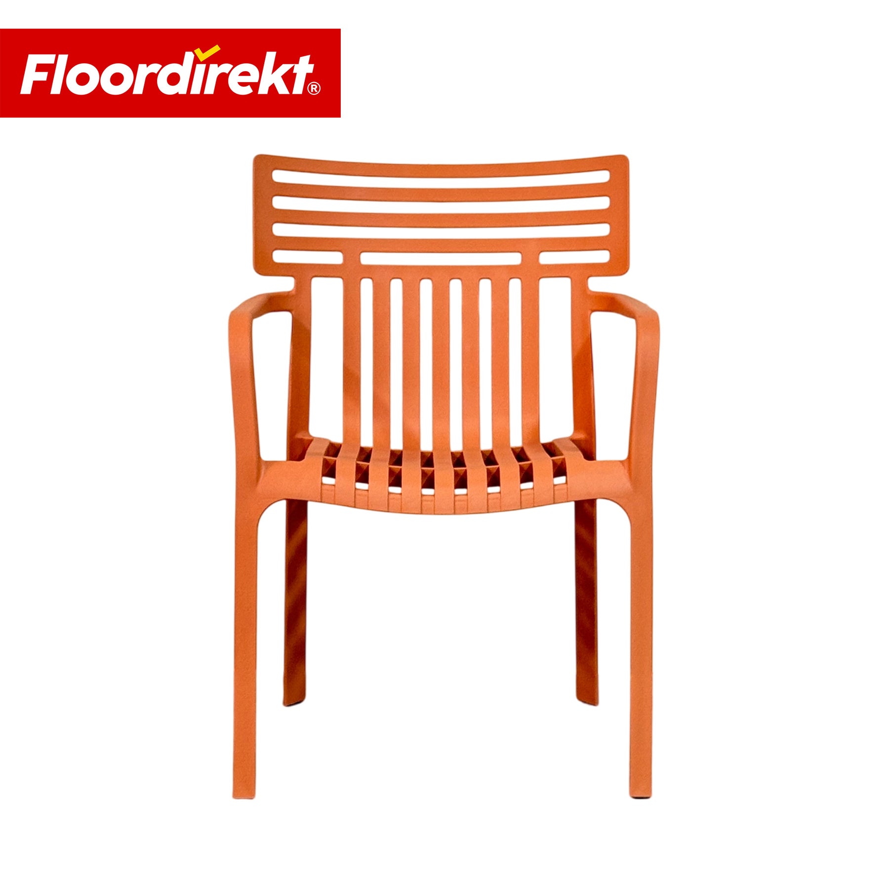 Chaise de jardin | Sitwell | Chaise design empilable résistante aux intempéries & aux UV pour jardin, balcon & terrasse