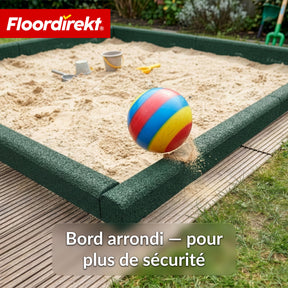 Bordure de jardin en caoutchouc | Bordure de pelouse flexible & bordure de parterre en caoutchouc recyclé pour jardin, allées & terrasse