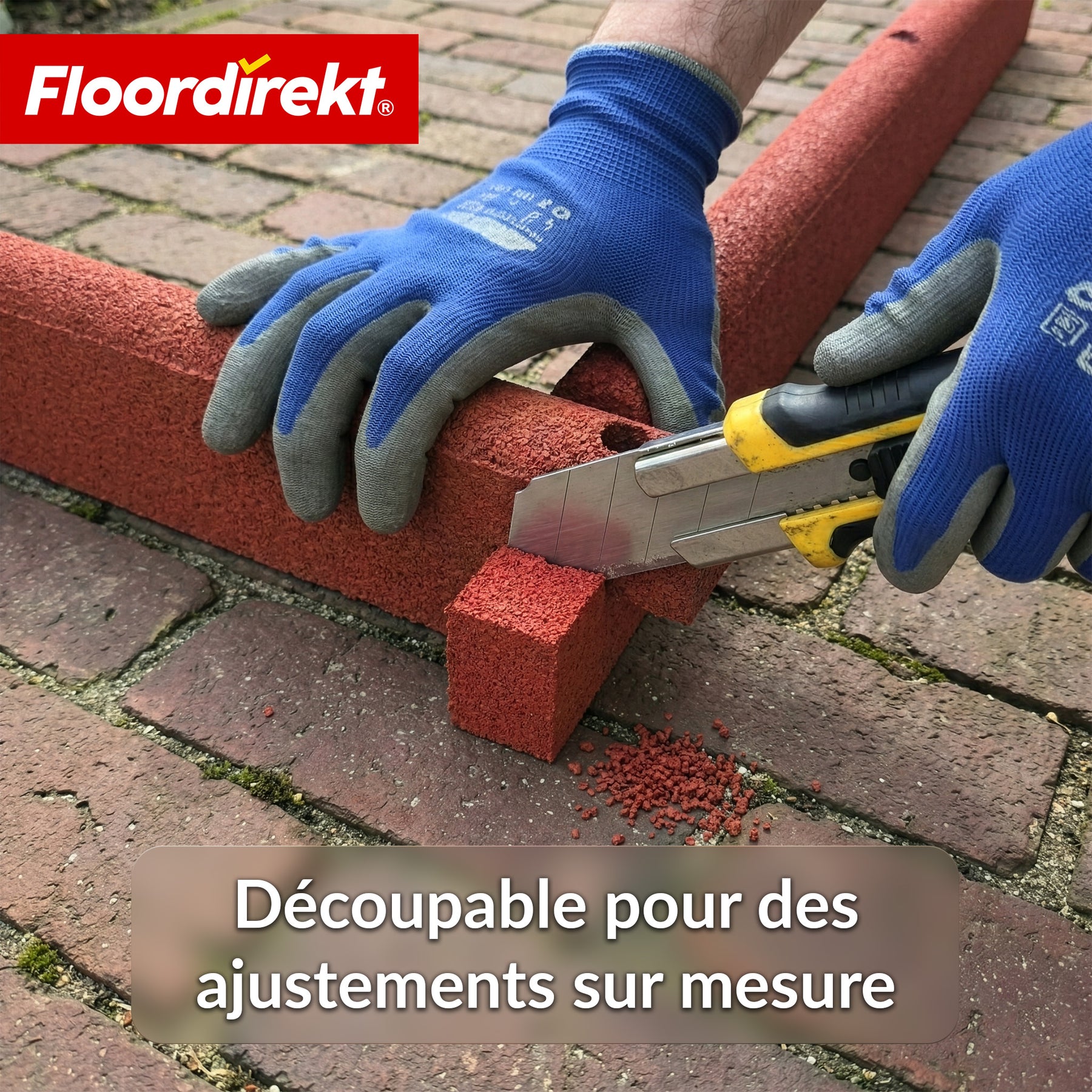 Bordure de jardin en caoutchouc | Bordure de pelouse flexible & bordure de parterre en caoutchouc recyclé pour jardin, allées & terrasse