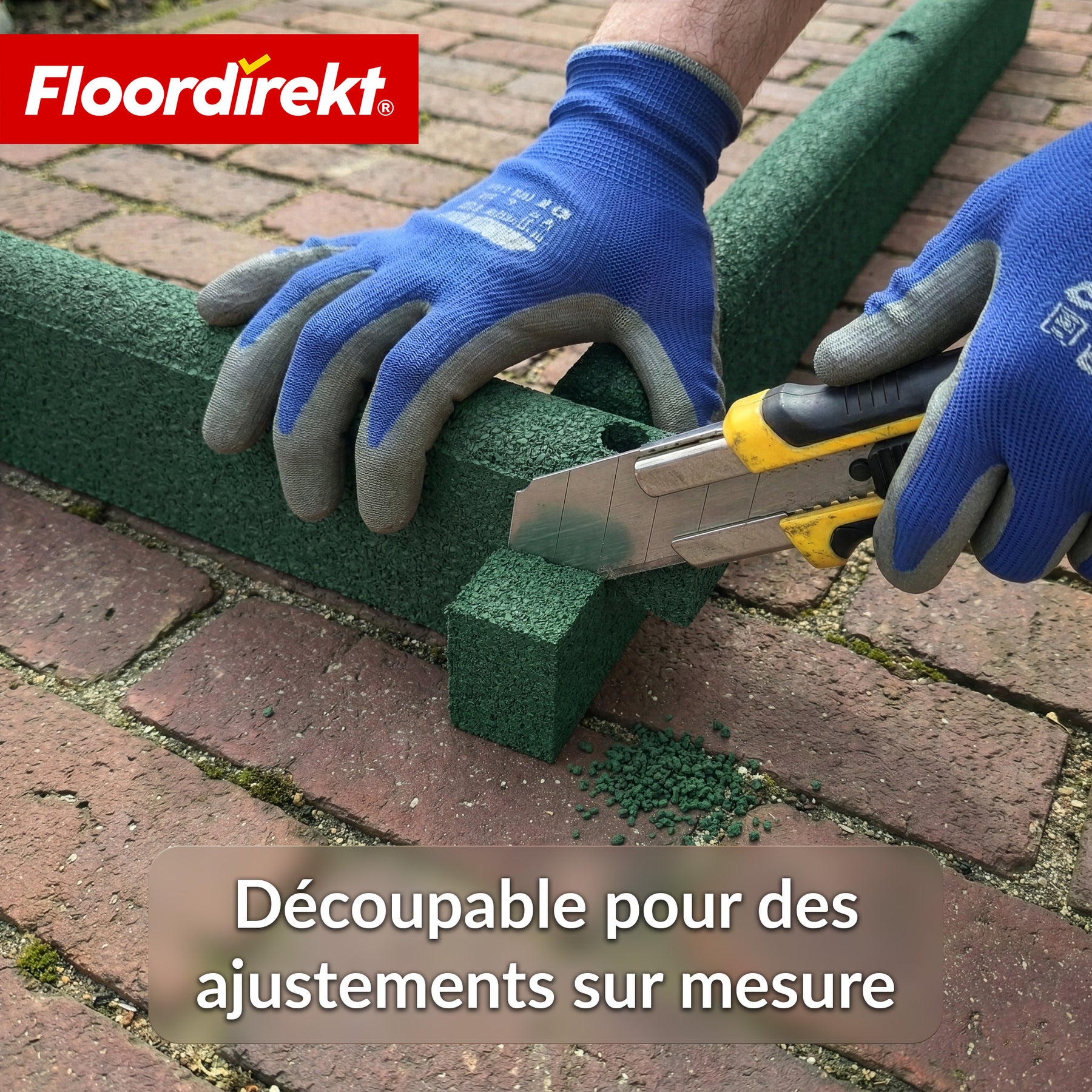 Bordure de jardin en caoutchouc | Bordure de pelouse flexible & bordure de parterre en caoutchouc recyclé pour jardin, allées & terrasse