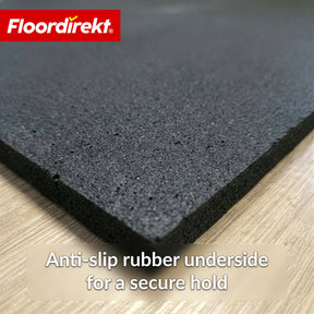Tapis de protection de sol | 100 x 100 cm 10 mm | Tapis en caoutchouc pour appareils de fitness & équipements lourds