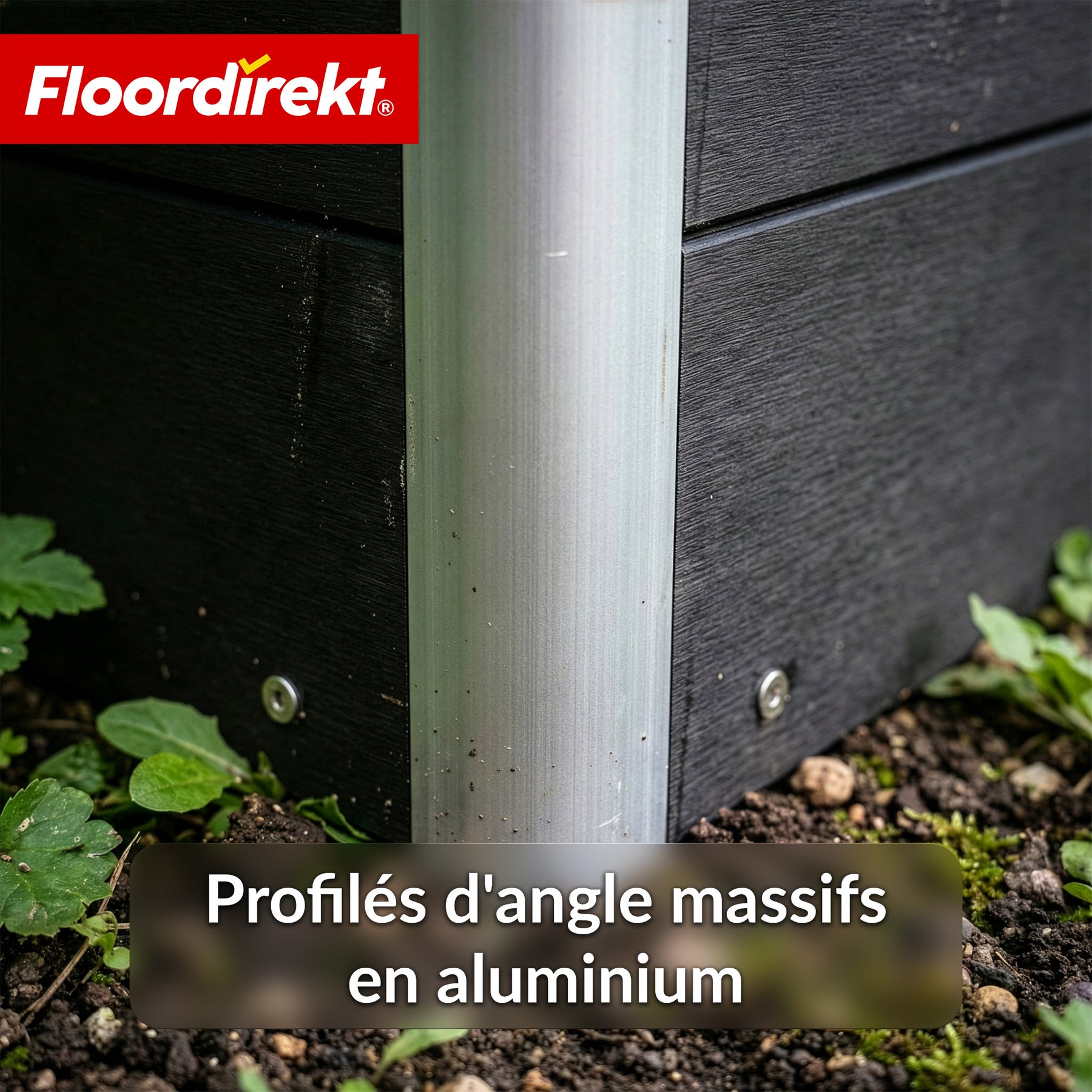 Bac surélevé en WPC | Paros | Anthracite | Résistant aux intempéries & durable | Pour jardin & terrasse | Plusieurs dimensions