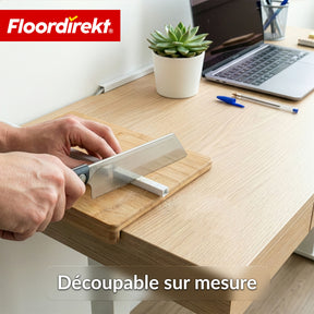 Goulotte de câble | Oskar | Cache-câbles adhésif 10 x 1 m | Cache-câbles blanc pour TV, mur & bureau