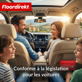 Trousse de secours voiture DIN 13164:2022 | Kit de premiers secours pour voiture | Trousse de secours automobile conforme à l’équipement obligatoire du véhicule