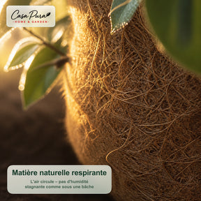 Natte coco sur mesure | 100 % fibre de coco | Protection hivernale & plantes | Largeur 100 cm