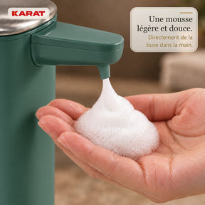 Distributeur automatique de savon mousse | Liora | Sans contact avec capteur, batterie USB-C & inox | 250 ml
