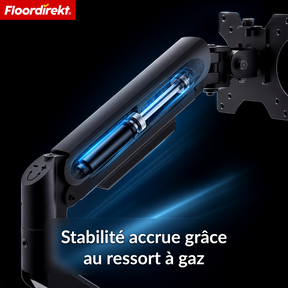 A2_Noir - Bras simple pour 1 écran