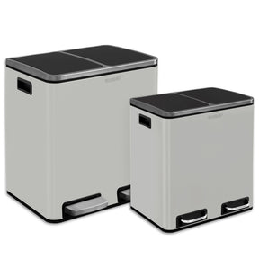 Poubelle en Métal à Pédale et Couvercle | Felix | Option de Tri | Disponible en 5 Couleurs | 30 ou 60 Litres