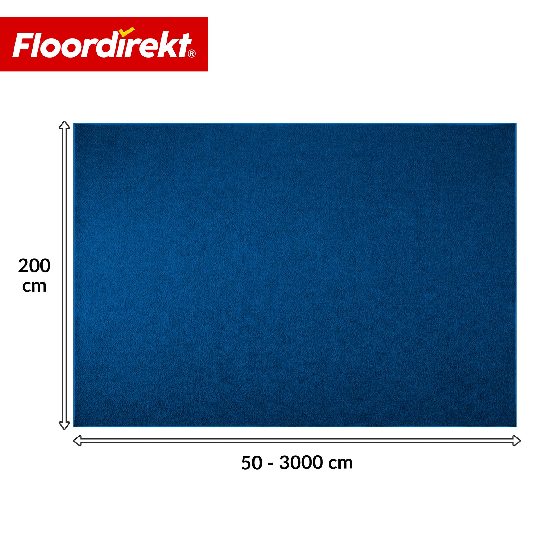 Moquette aiguilletée | Malta | 2 m de large sur mesure | Revêtement de sol avec dossier en mousse pour habitation & bureau