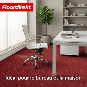 Moquette aiguilletée | Malta | 2 m de large sur mesure | Revêtement de sol avec dossier en mousse pour habitation & bureau