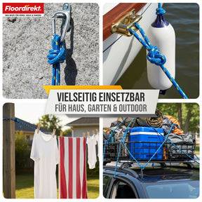 Corde en polypropylène | K2 | Corde polyvalente résistante à la déchirure, aux UV et flottante | Disponible dans de nombreux coloris, épaisseurs et longueurs