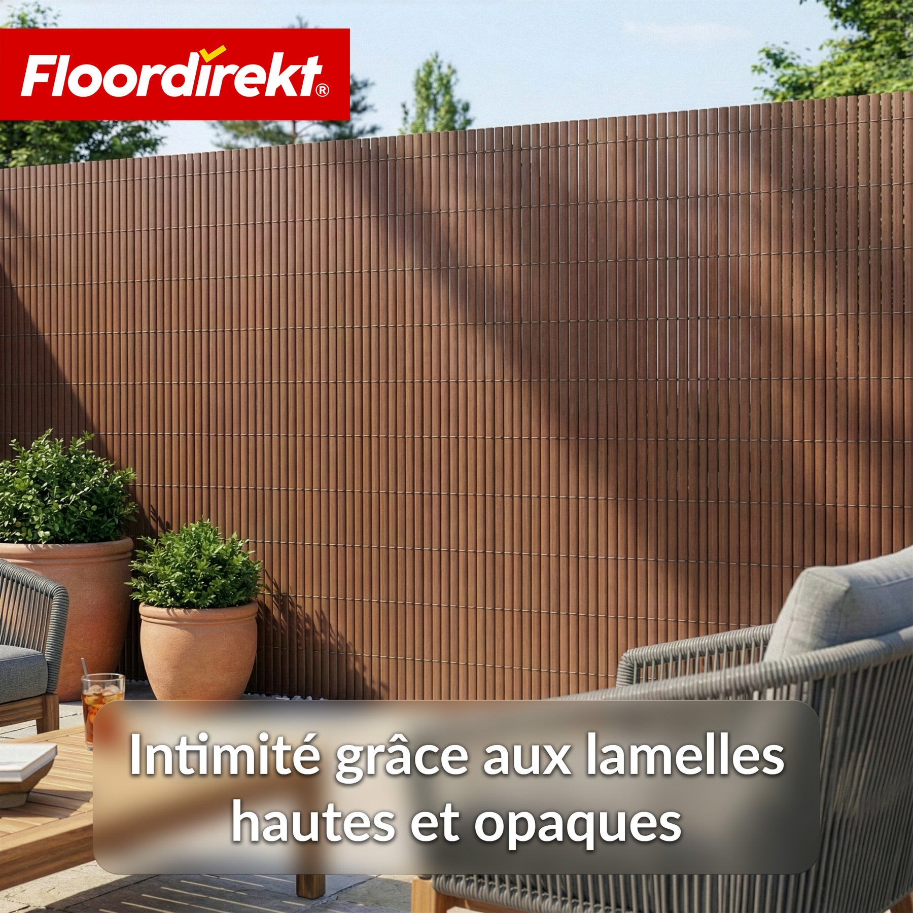 Brise-vue en PVC | Résistant aux intempéries & aux UV | Brise-vue pour balcon & jardin | 4 couleurs | Différentes tailles