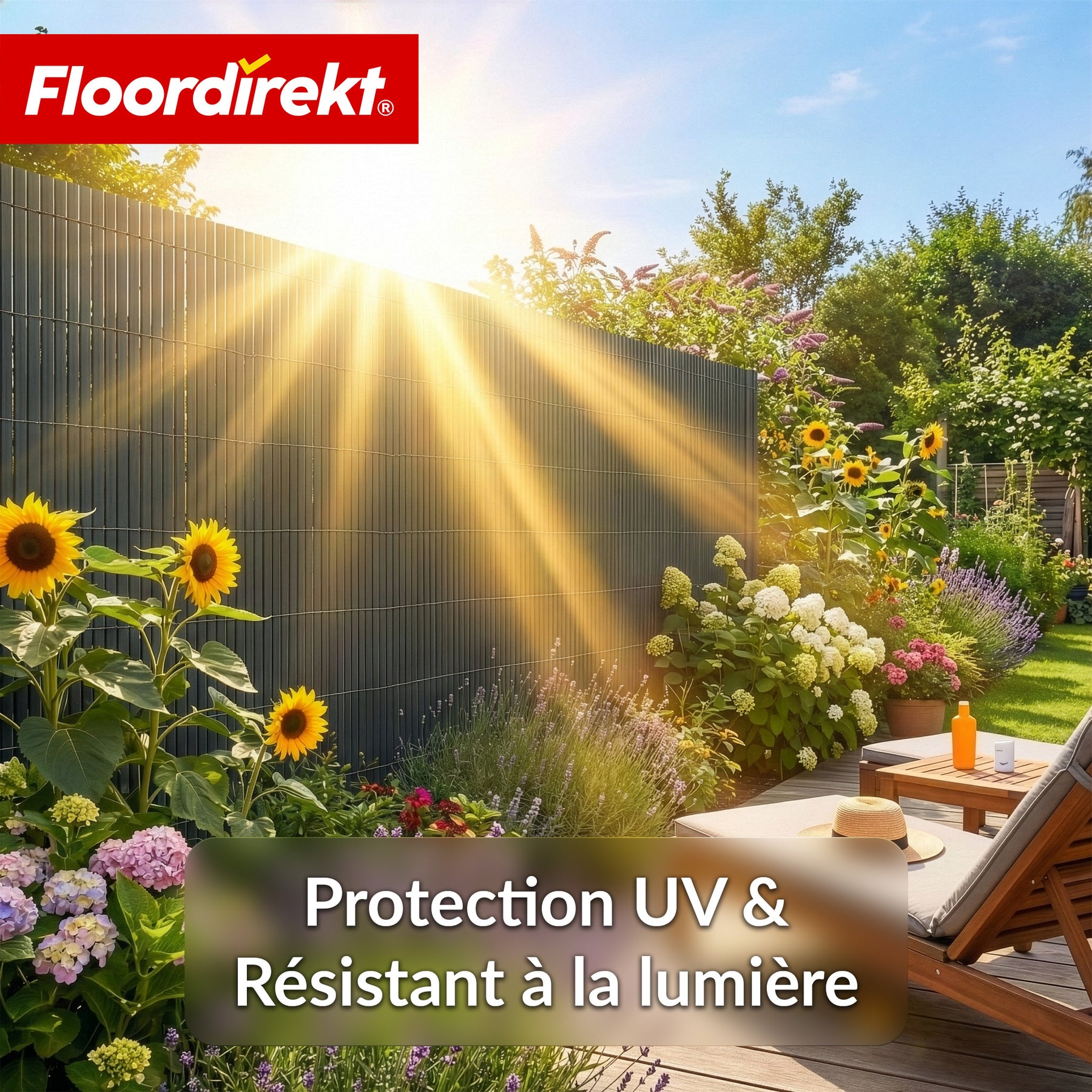 Brise-vue en PVC | Résistant aux intempéries & aux UV | Brise-vue pour balcon & jardin | 4 couleurs | Différentes tailles