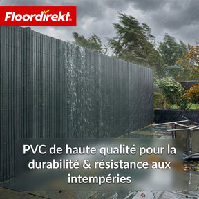 Brise-vue en PVC | Résistant aux intempéries & aux UV | Brise-vue pour balcon & jardin | 4 couleurs | Différentes tailles