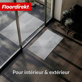 Tapis d’entrée | Circa | Tapis de porte lavable pour intérieur & extérieur | Tapis antidérapant avec dos en TPE