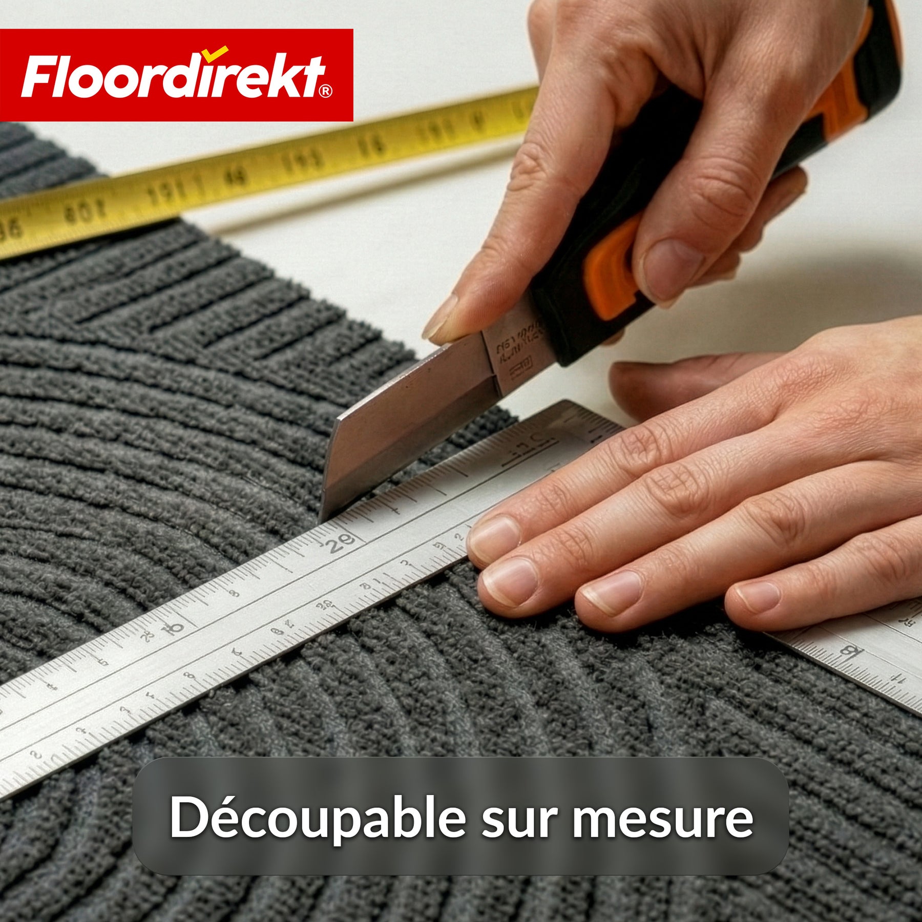 Tapis d’entrée | Circa | Tapis de porte lavable pour intérieur & extérieur | Tapis antidérapant avec dos en TPE