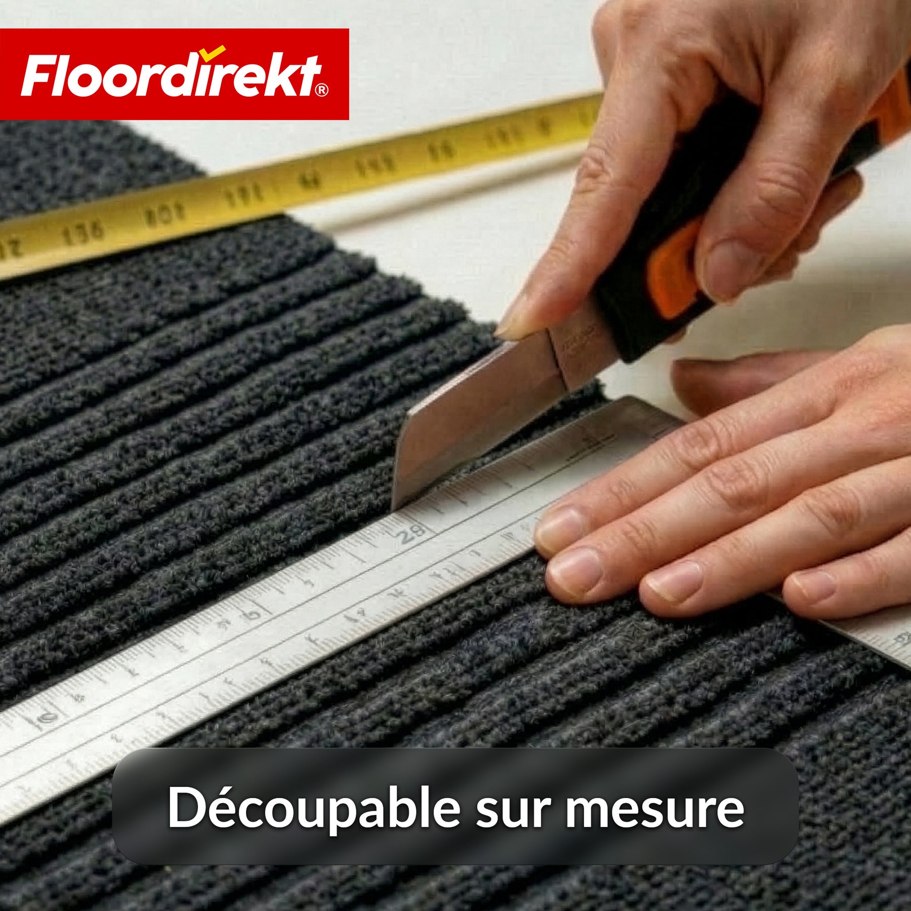 Tapis d’entrée | Circa | Tapis de porte lavable pour intérieur & extérieur | Tapis antidérapant avec dos en TPE