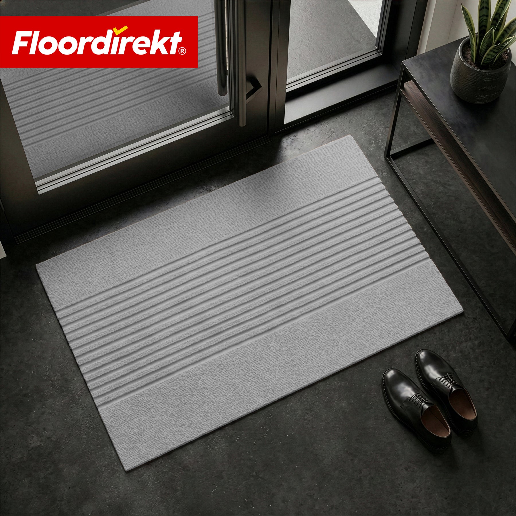 Tapis d’entrée | Circa | Tapis de porte lavable pour intérieur & extérieur | Tapis antidérapant avec dos en TPE
