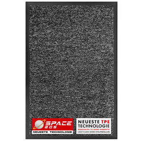 Tapis anti-salissures | Space 205 | Tapis antidérapant avec technologie TPE innovante sur les bords et au dos | Idéal pour les entrées, les couloirs et les portes d'entrée | Disponible en différentes couleurs et tailles