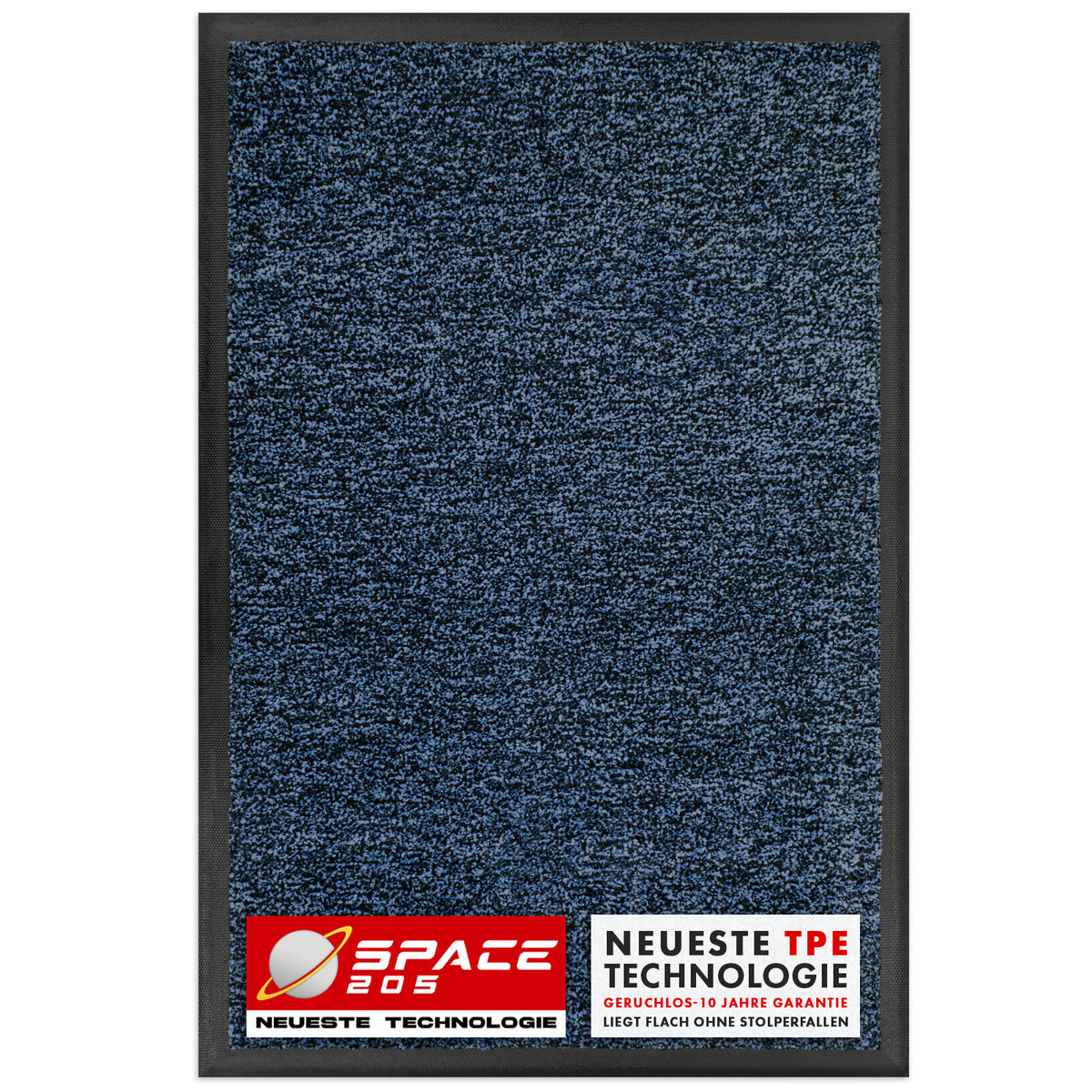 Tapis anti-salissures | Space 205 | Tapis antidérapant avec technologie TPE innovante sur les bords et au dos | Idéal pour les entrées, les couloirs et les portes d'entrée | Disponible en différentes couleurs et tailles