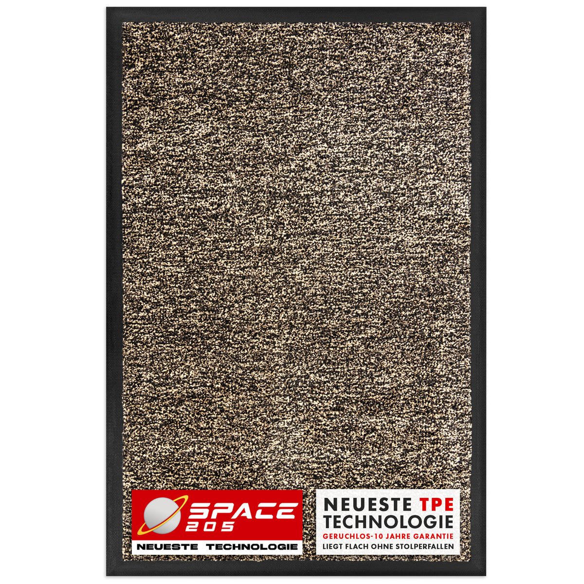 Tapis anti-salissures | Space 205 | Tapis antidérapant avec technologie TPE innovante sur les bords et au dos | Idéal pour les entrées, les couloirs et les portes d'entrée | Disponible en différentes couleurs et tailles