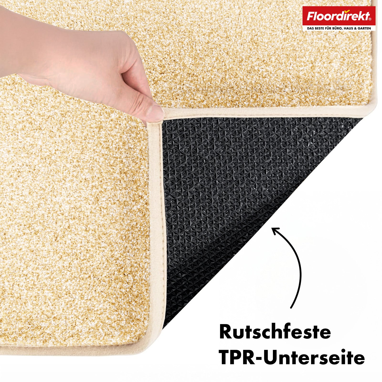 Tapis anti-salissures | Nasa | Tapis de sol souple et absorbant en polyester avec dessous antidérapant | Différentes couleurs et tailles disponibles
