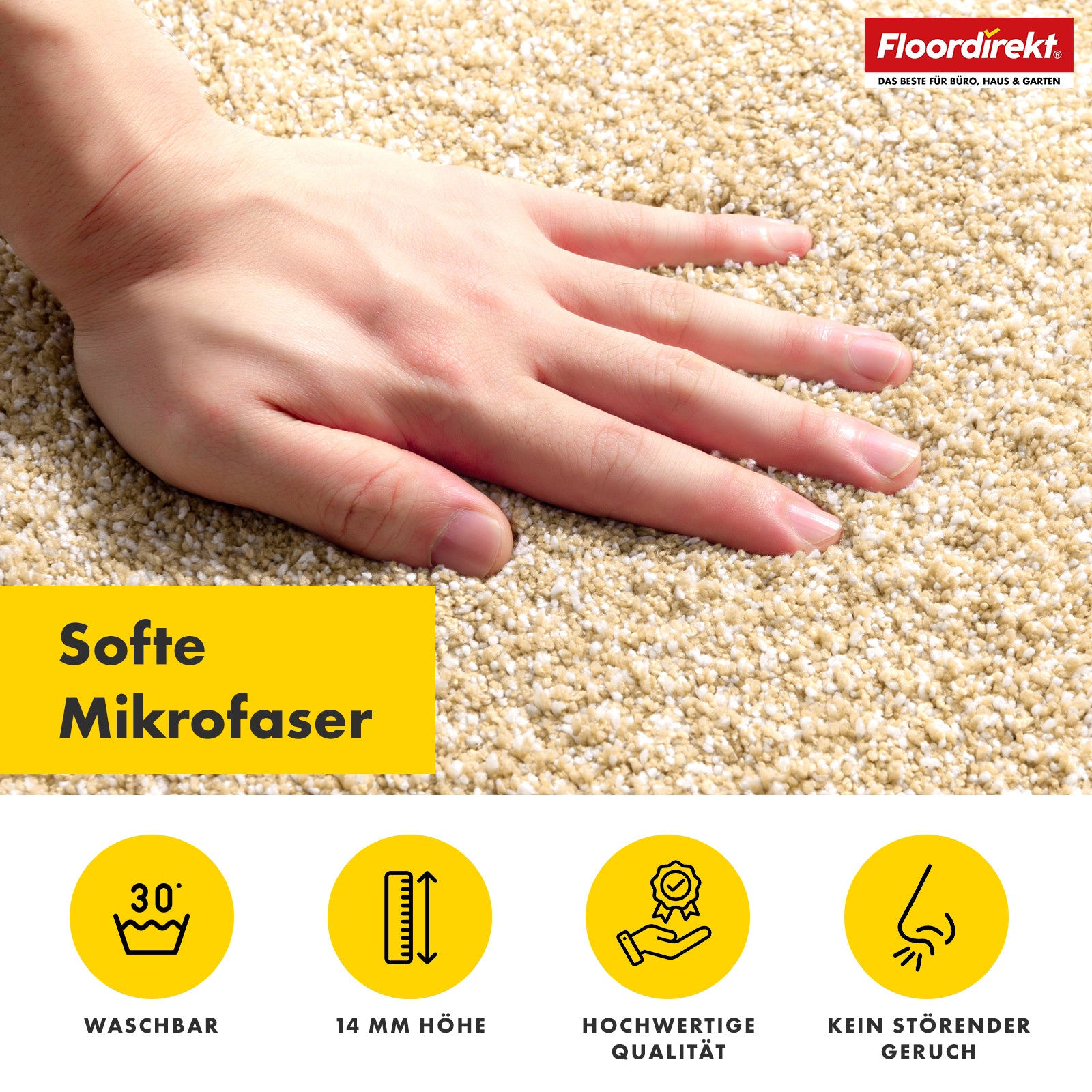Tapis anti-salissures | Nasa | Tapis de sol souple et absorbant en polyester avec dessous antidérapant | Différentes couleurs et tailles disponibles