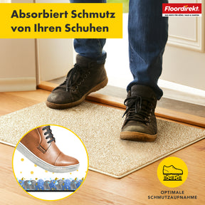 Tapis anti-salissures | Nasa | Tapis de sol souple et absorbant en polyester avec dessous antidérapant | Différentes couleurs et tailles disponibles