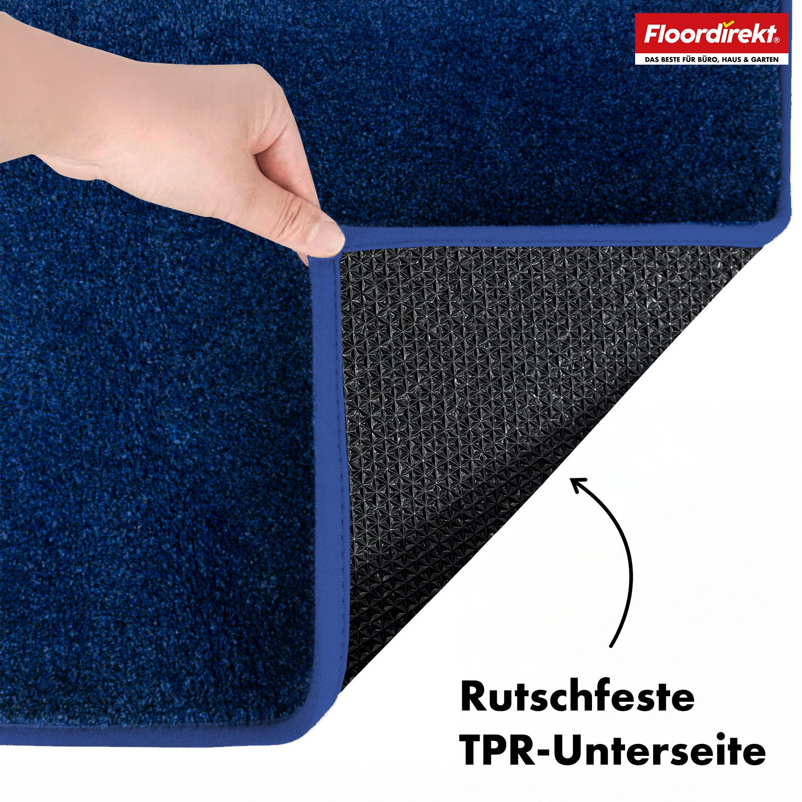 Tapis anti-salissures | Nasa | Tapis de sol souple et absorbant en polyester avec dessous antidérapant | Différentes couleurs et tailles disponibles