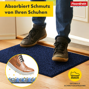 Tapis anti-salissures | Nasa | Tapis de sol souple et absorbant en polyester avec dessous antidérapant | Différentes couleurs et tailles disponibles