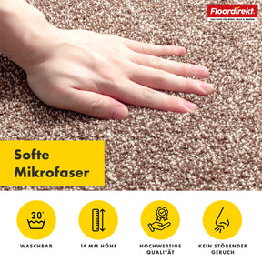 Tapis anti-salissures | Nasa | Tapis de sol souple et absorbant en polyester avec dessous antidérapant | Différentes couleurs et tailles disponibles