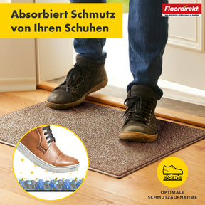 Tapis anti-salissures | Nasa | Tapis de sol souple et absorbant en polyester avec dessous antidérapant | Différentes couleurs et tailles disponibles