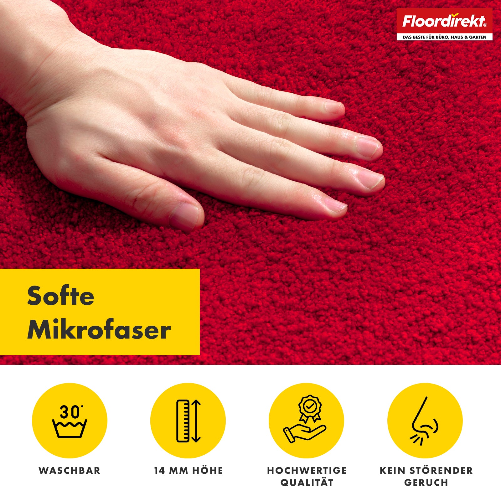Tapis anti-salissures | Nasa | Tapis de sol souple et absorbant en polyester avec dessous antidérapant | Différentes couleurs et tailles disponibles