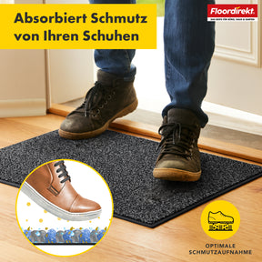 Tapis anti-salissures | Nasa | Tapis de sol souple et absorbant en polyester avec dessous antidérapant | Différentes couleurs et tailles disponibles