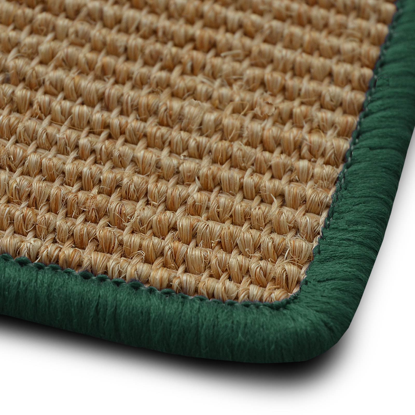 ✂ Tapis en Sisal sur mesure | Salvador naturel | chaîne dans la couleur désirée