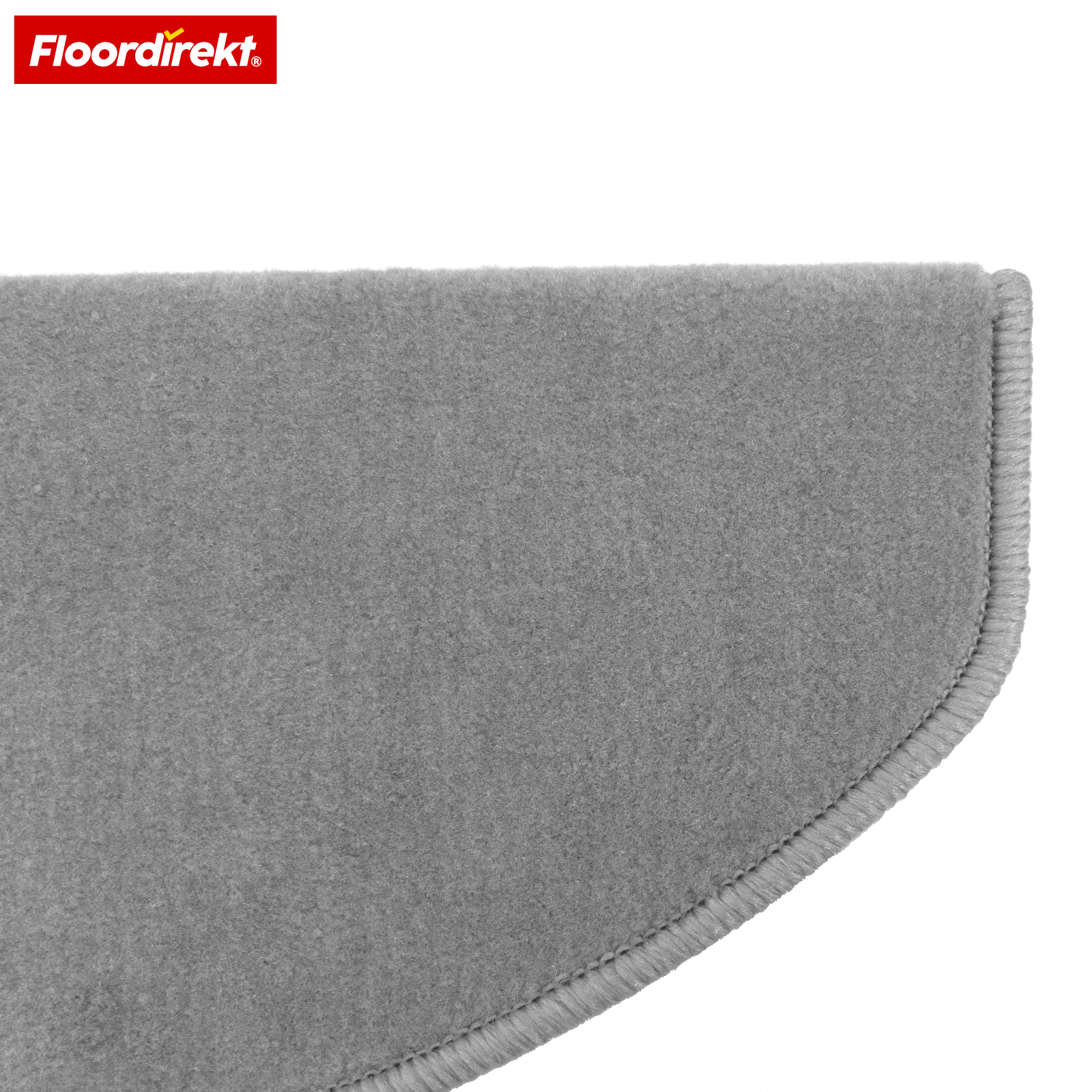 Tapis de marche en velours | Wien | Demi-lune antidérapant en polypropylène robuste | Protection d’escalier, insonorisant & antistatique | Disponible en 4 couleurs modernes