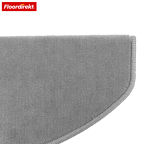Tapis de marche en velours | Wien | Demi-lune antidérapant en polypropylène robuste | Protection d’escalier, insonorisant & antistatique | Disponible en 4 couleurs modernes