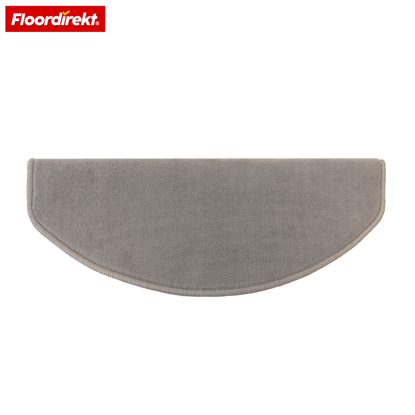 Tapis de marche en velours | Wien | Demi-lune antidérapant en polypropylène robuste | Protection d’escalier, insonorisant & antistatique | Disponible en 4 couleurs modernes