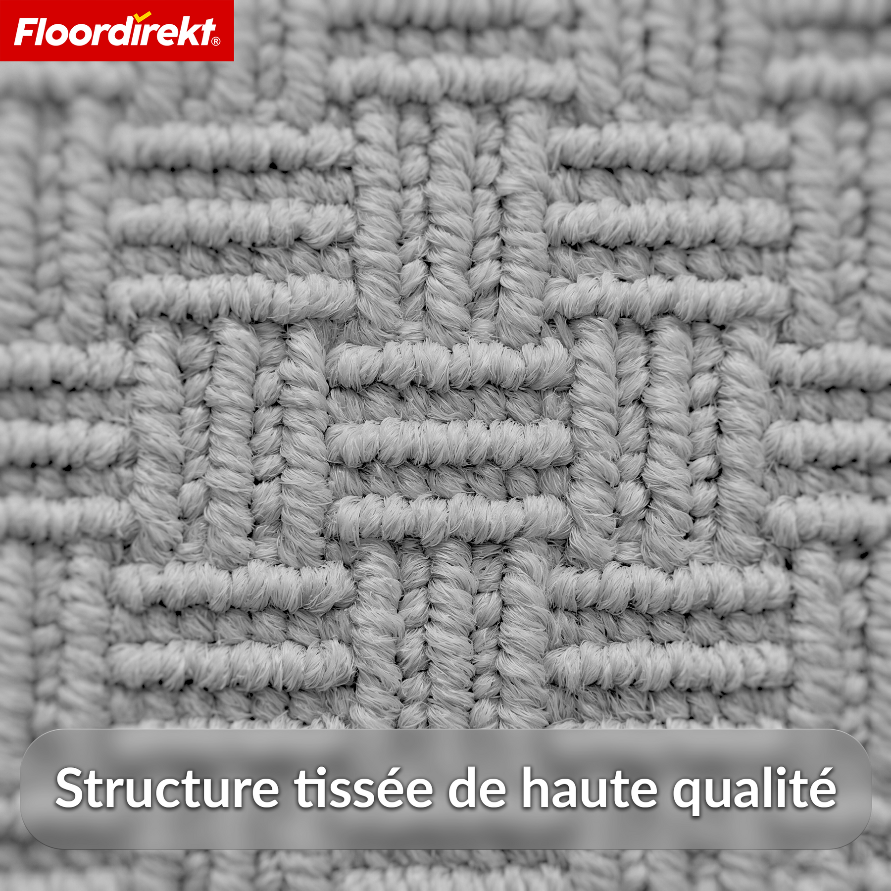 Tapis de couloir | Monaco | Tapis étroit avec bordure, facile d’entretien & résistant