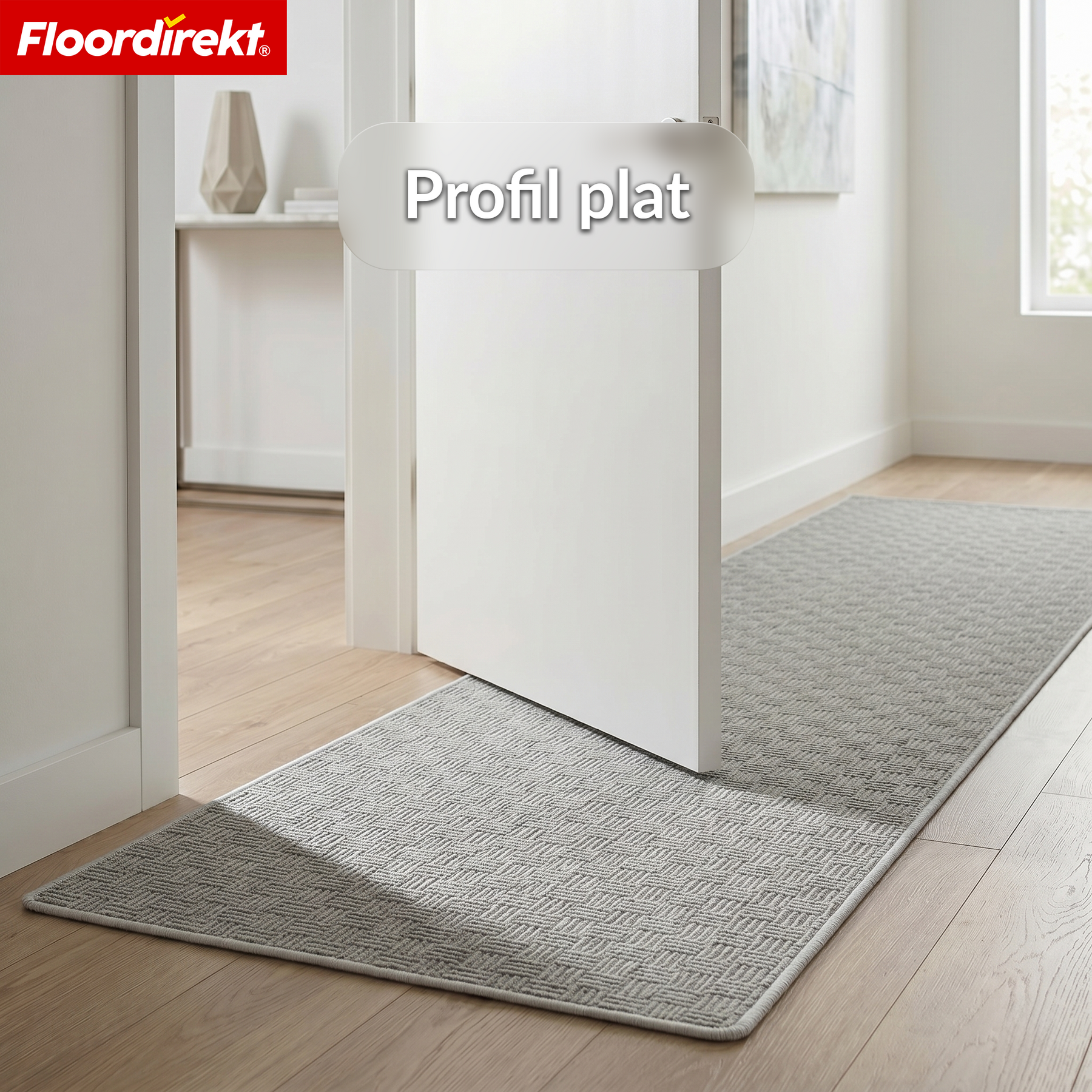 Tapis de couloir | Monaco | Tapis étroit avec bordure, facile d’entretien & résistant