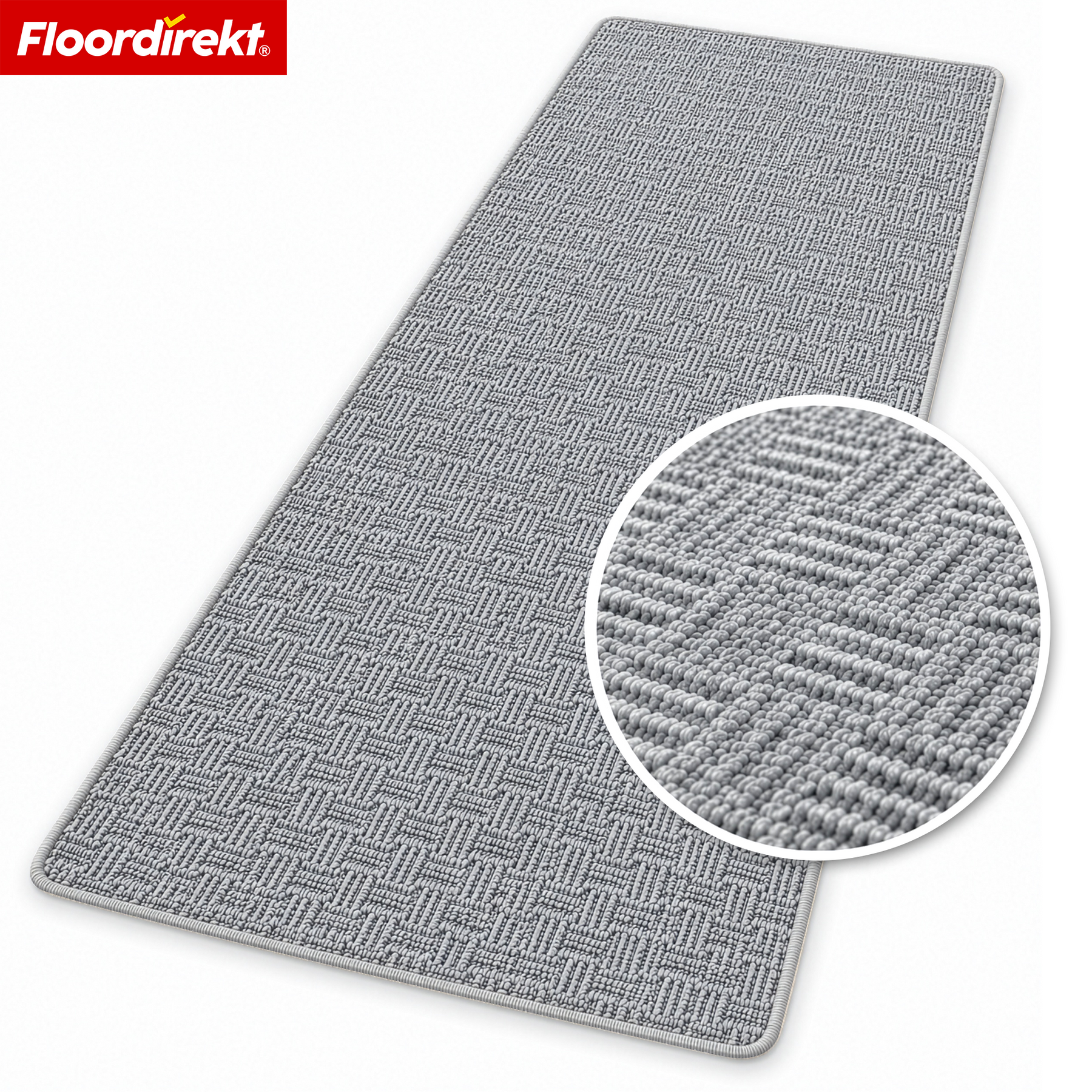 Tapis de couloir | Monaco | Tapis étroit avec bordure, facile d’entretien & résistant