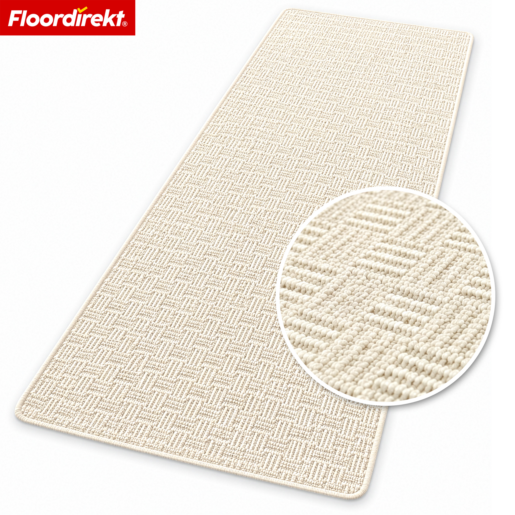 Tapis de couloir | Monaco | Tapis étroit avec bordure, facile d’entretien & résistant