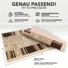 Tapis de passage sur mesure | Navona | Largeur: 80 cm