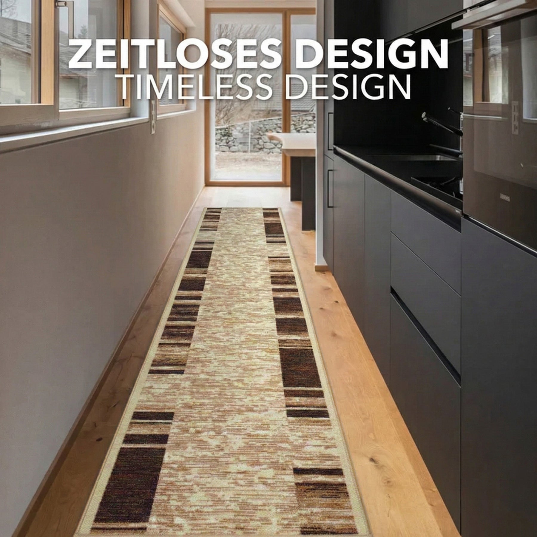 Tapis de passage sur mesure | Navona | Largeur: 80 cm