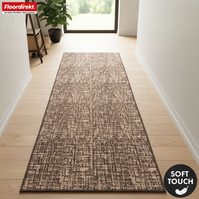 Tapis coureur | Tessaro | Tapis moderne pour couloir, cuisine et entrée | Antidérapant, facile à entretenir & durable | Disponible en plusieurs couleurs